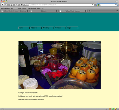 Site Maker Lite example by Wilson Media Systems